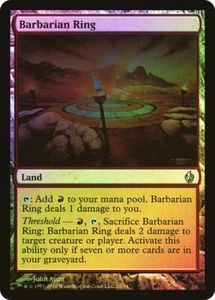 MTG FOIL Barbarian Ring - Premium Deck Series: Fire & Lightning #28 - Picture 1 of 1