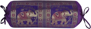 Traditional Bolster Cover Mandala Pillow Cushion Indian Cylindrical Neck Bolster - Picture 1 of 7