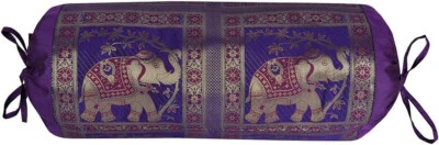 Traditional Bolster Cover Mandala Pillow Cushion Indian Cylindrical Neck Bolster - Image 1 of 4