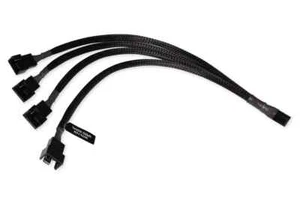 Alphacool Y-Splitter 4-Pin to 4x 4-Pin PWM 30cm Fan cable 18683 - Picture 1 of 6