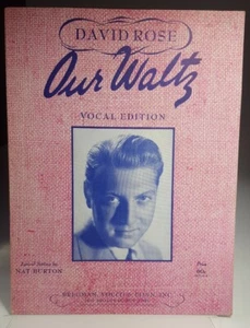  VTG Our Waltz (Vocal Edition) - 1943 sheet music - David Rose, Nat Burton - Picture 1 of 3