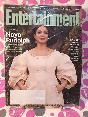 SEALED Entertainment Weekly Mag. Maya Rudolph Tom Holland Billie Eilish MAR.2021 - Image 1 of 2
