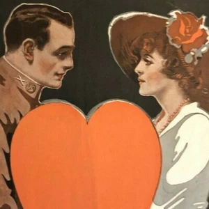 Spartiti Vintage WWI Spartiti "Au Revoir, ma non addio (Soldier Boy)" Cuore - Foto 1 di 3