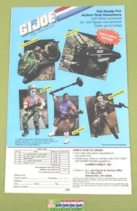 1988 GI Joe FIGURE VEHICLE OFFER comic book page advertisement Fridge HISS JTC - Picture 1 of 4