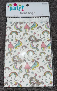 Party Leckerlibeutel Goodie Bags Meerjungfrau Einhorn 8ct - Bild 1 von 2