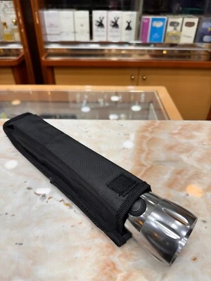 TORCIA  LITE X PRESS ARGENTO 27 CM  LUCE LAMPADA LAMPADINA - Immagine 1 di 2