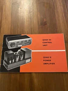 Quad 2 Valve Amplifier + Control Unit Instruction Book Manual - KP510 - Picture 1 of 3