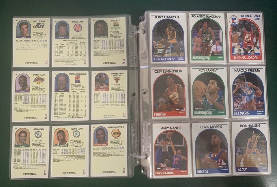 1989-90 Hopps SET BREAK singles - stars, commons, rookies, HOFers #1-200 - Image 1 of 1