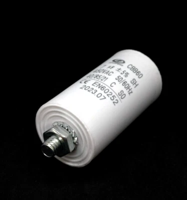 CAPACITOR  7uF SUITS FISHER  & PAYKEL DRYER 2 Pin Fits most models - image 1 of 4