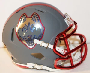 2015 UConn Connecticut Huskies Custom Riddell Mini Helmet v Houston - Picture 1 of 3