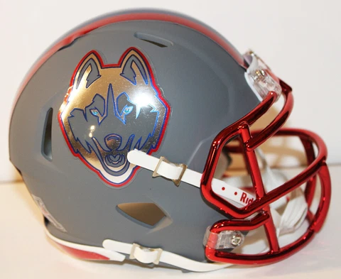 2015 UConn Connecticut Huskies Custom Riddell Mini Helmet v Houston Cover
