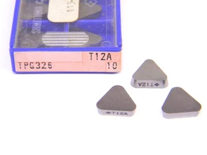 10pcs Sumitomo TPG 326 Cermet Inserts, Grade T12A, New Surplus - Picture 1 of 4