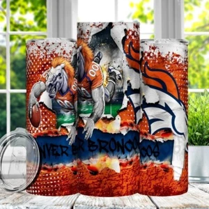 Broncos tumbler 20 oz . Just Message Me If U Want Ur Name On It. - Picture 1 of 3
