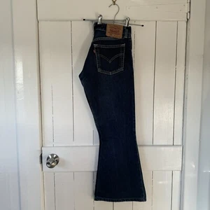 Women’s Levi’s 450 Flared Low Rise Jeans Size 28 W 28 L 33 Made In Pakistan - Picture 1 of 7