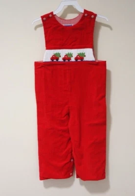 Nuevo con etiquetas Pliegues y Puntadas Mameluco Vacacional Calado/Longall Niño Talla 9 Meses Foto 1 de 2