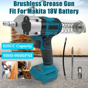 Brushless Electric Grease Gun 620cc Cartridges 9000PSI For Makita 18V Battery - Picture 1 of 13