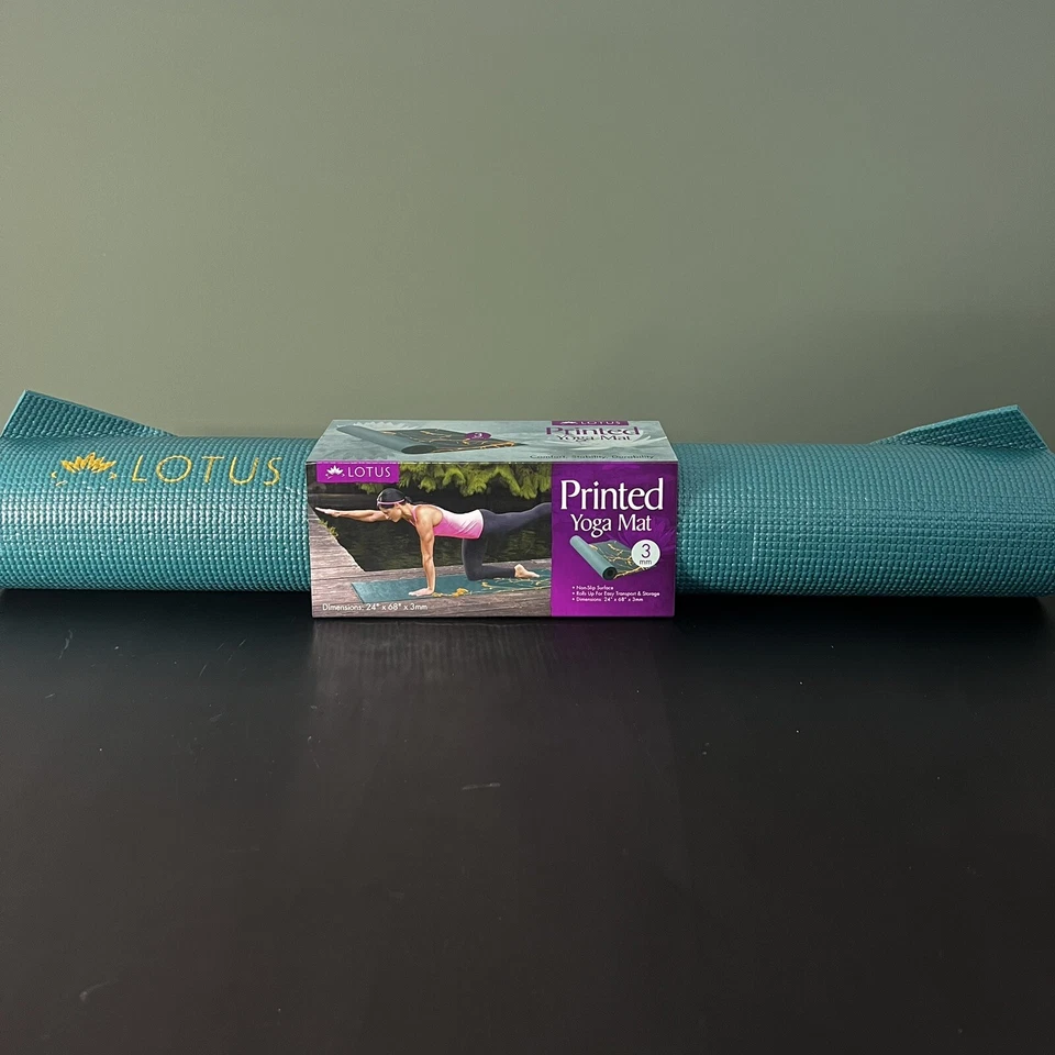 Lotus Printed Yoga Mat - Image 1 of 4