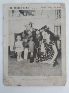 1946 Eddy Arnold Partituras Familia Sally Jo Ann 42 páginas Música Cuadros Folleto - Imagen 1 de 7