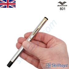 Jinhao Baoer 801 Slim Stainless Steel Fountain Pen 0.5mm F Nib Converter UK Shop