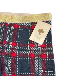 NWT Tucker + Tate Kids Plaid Leggings Sz 8  - Picture 1 of 4