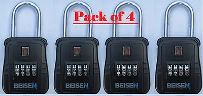 PACK OF 4 - Lockbox key lock box for realtor real estate 4 digit - Image 1 of 4