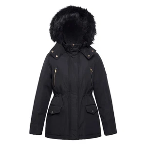 Chaqueta de invierno Parka cálida para mujer Rokka&Rolla con abrigo con capucha de piel sintética extraíble - Imagen 1 de 44