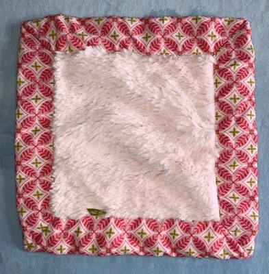Lolli Living Baby Security Blanket Small Pink Furry Blankie Lovey - Image 1 of 2