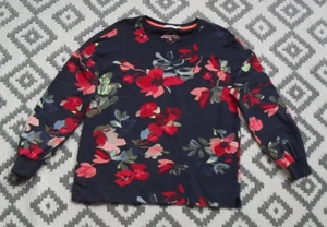 🌺 CECIL 🌺 Schönes Shirt 🌺 Gr.M ...marine mit Blumen ... Stretch - Bild 1 von 3