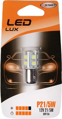 P21/5W Lampadina Singola 13 Led Biluce per luci auto 12V 21W BAY15d START - Immagine 1 di 2