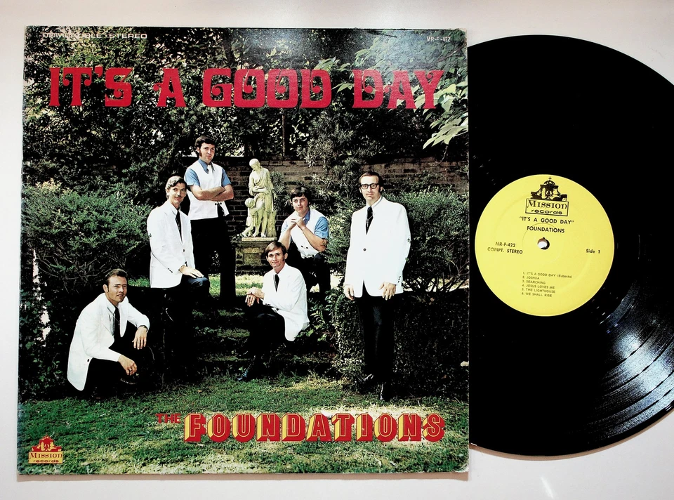 Foundations - It's A Good Day LP Record 12" 33 RPM Mission Records Gospel Foto 1 de 2