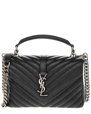 Bolso de hombro Saint Laurent College mediano de cuero para mujer Os Foto 1 de 4