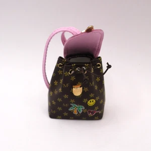 Zaino Toy Designer per bambola Barbie o Ken marrone e rosa perfetto per bambola 11" - Foto 1 di 4