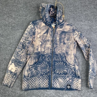 American Giant Hoodie Womens Medium Full Zip Made in USA Bleach Dye - Image 1 of 4