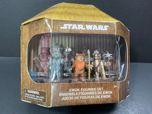 Star Wars El Retorno del Jedi EWOK 7 Figuras Set Parques Disney Exclusivo Nuevo - Imagen 1 de 4