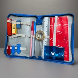 Hello Lucy Pencil Case ✏️ RARE 1960s–70s Mystery Kit Almost Complete - Picture 1 of 6