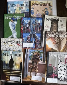 New Yorker Magazines Jan-May 2024 Lot of Ten - Picture 1 of 2