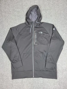 The North Face Men's Full Zip Hoodie Jacket Size XL Black Full Zipper  - Picture 1 of 13