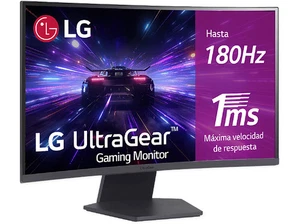 Monitor gaming - LG UltraGear™ 27GS60QC-B, 27" QHD, 180 Hz, 1 ms, VA curvo 1000R - Imagen 1 de 11