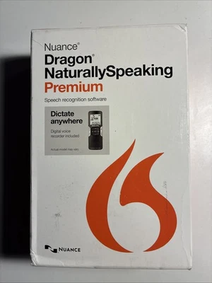 Nuance Dragon Naturally Speaking Premium Speech Recognition Software Ver 13 - Image 1 of 4