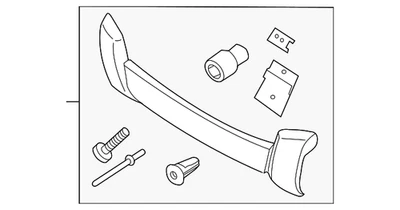 Barra de parachoques delantera genuina Volvo - plateada metálica 31339992 Foto 1 de 3