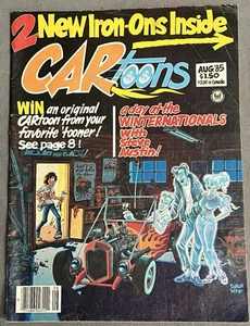 VINTAGE AUG 1985 CARtoon CAR TOONS MAGAZINE NO LABEL STEVE AUSTIN WINTERNATIONAL - Imagen 1 de 2