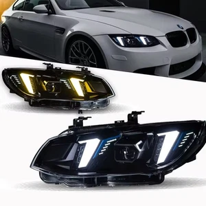 For BMW M3 E92 LED Headlights 2010-2013 E93 Head Lamp DRL Signal Projector Lens - Bild 1 von 8