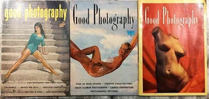 Vintage Lot of 3 Good Photography Magazine Fawcett 1952 1960 1964 Models - Picture 1 of 4