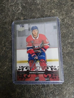 2023-24 Upper Deck Extended Series Young Guns Retro Owen Beck T-24 - Image 1 of 2