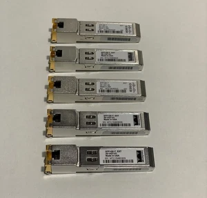5 x CISCO SFP-GE-T. GARANTIE 90 JOURS. LIVRAISON GRATUITE AU ROYAUME-UNI - Photo 1/2