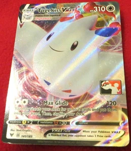 Pokémon Pokemon Togekiss VMAX 141/185 #141 Play! 2020 Prize Pack Series One Holo - Picture 1 of 9