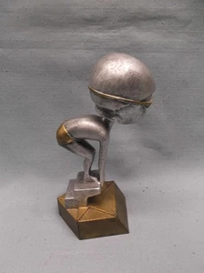 male bobblehead SWIMMING Award trophy resin party favor boys star base - Picture 1 of 2