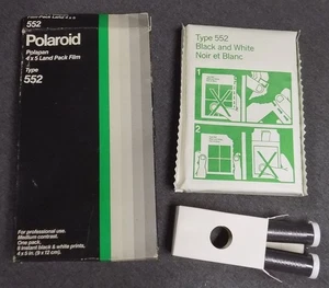 Polaroid Polapan 4 X 5 Land Pack Film Type 552, Exp. 12-82, Unopened - Picture 1 of 5