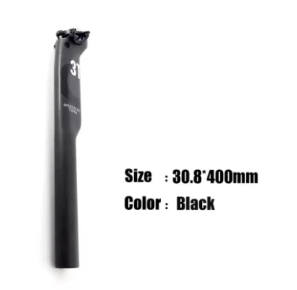  Tija de sillín de bicicleta de carretera/MTB 27,2/30,8/31,6 mm completo de carbono desplazado 20 mm  Foto 1 de 4