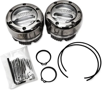 Par de bujes de bloqueo premium Billet Silver Mile Marker 104 para 1974 1987...  Foto 1 de 4